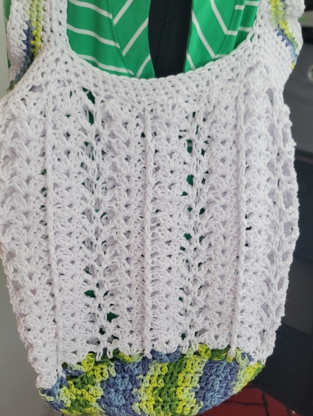 Handcrafted Crochet Market Bag - Picture 3 of 8